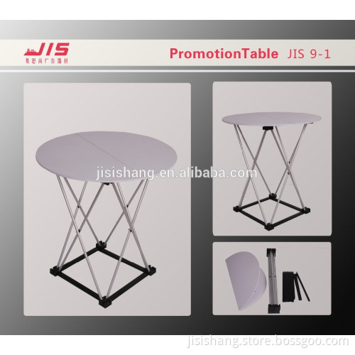 JIS9-1,Round board aluminum Pop up Promotion counter